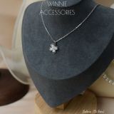  Dây chuyền Bạc S925 Selena Xi kim 