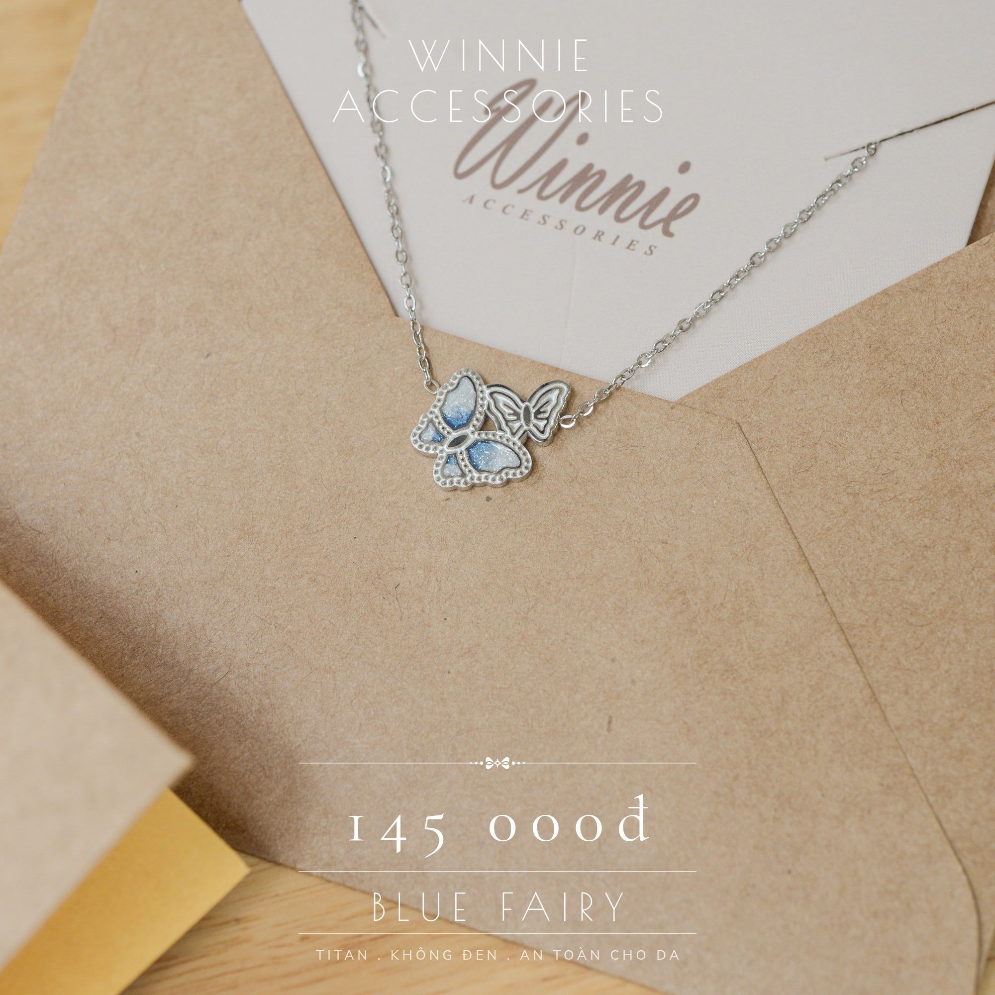  Dây chuyền Titan Blue Fairy 