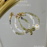  Lắc tay Titan Green Zircon Daisy 