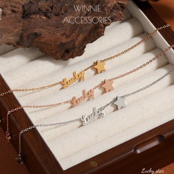  Lắc chân titan Lucky star 