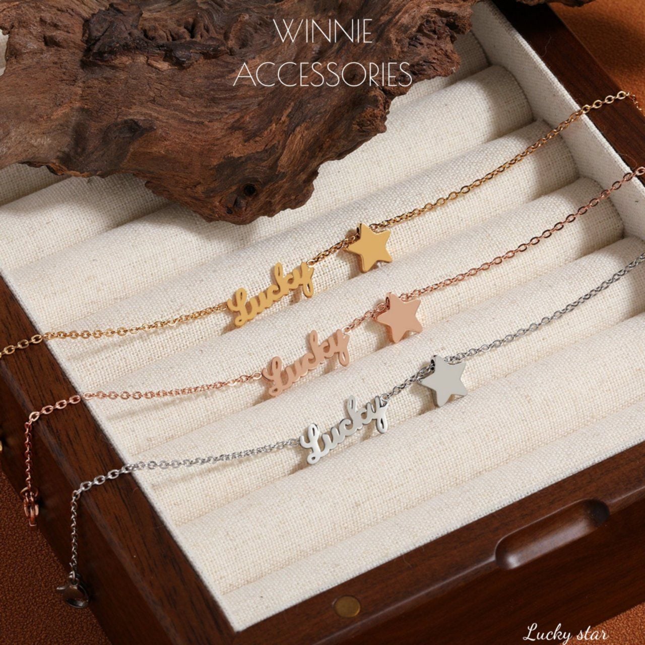  Lắc chân titan Lucky star 