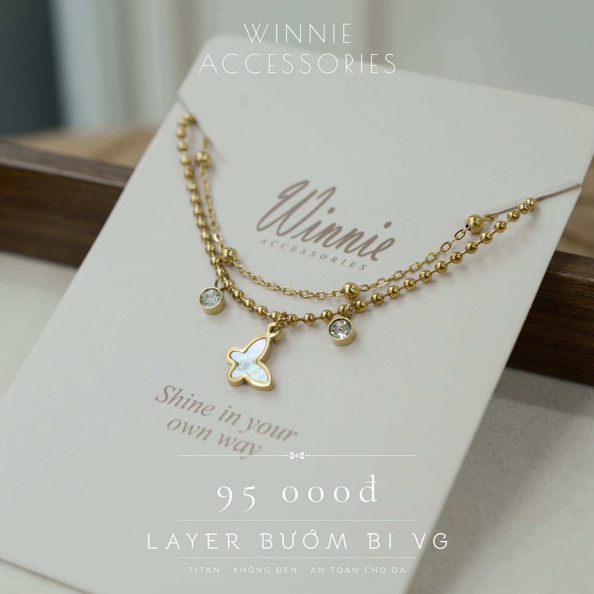  Lắc chân Titan Layer Bướm Bi VG 