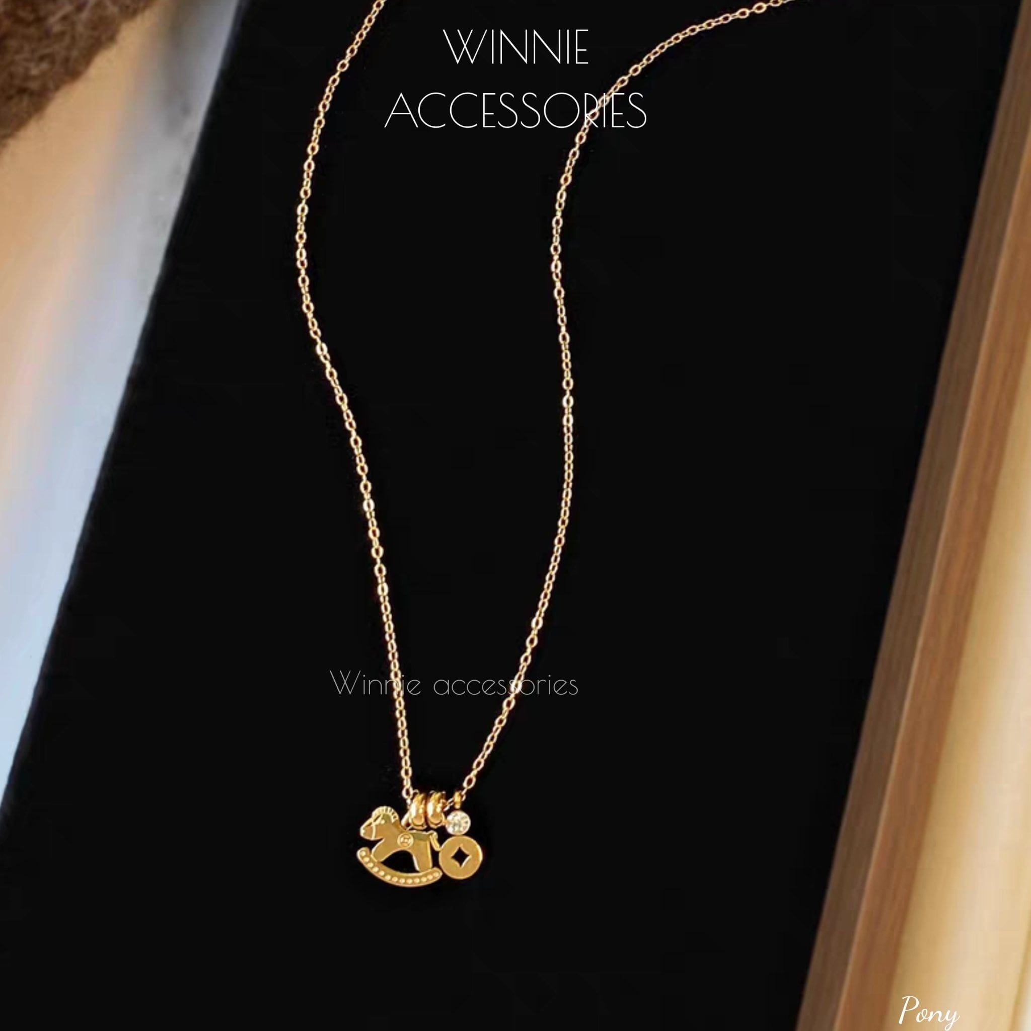  Dây chuyền Titan Pony 