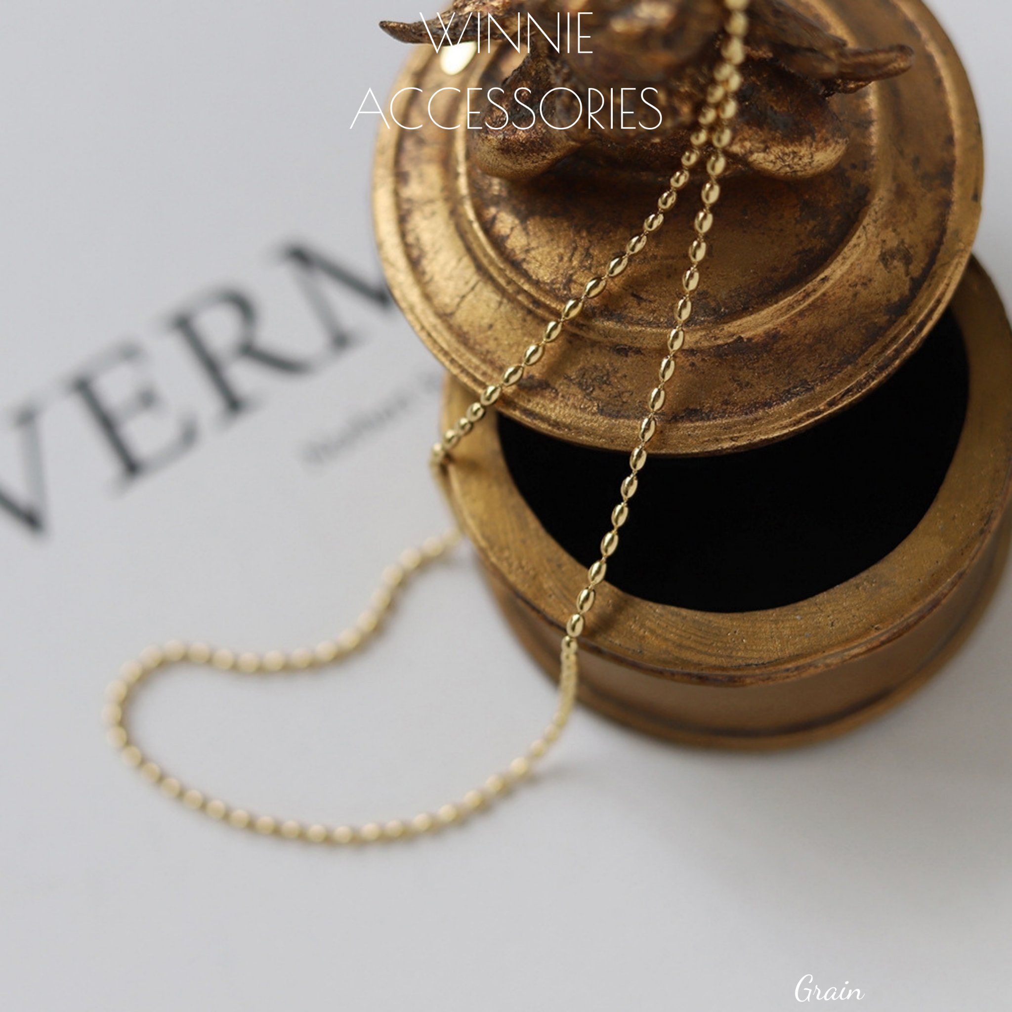  Dây chuyền Titan Grain 