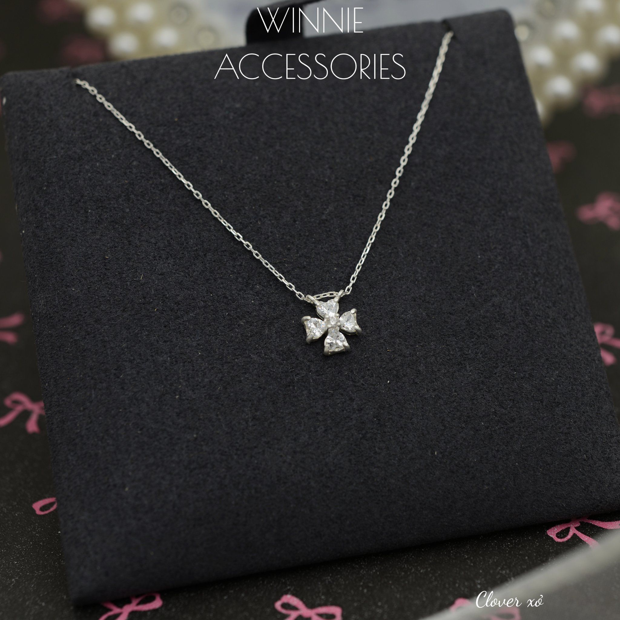  Dây chuyền Bạc S925 Clover xỏ 