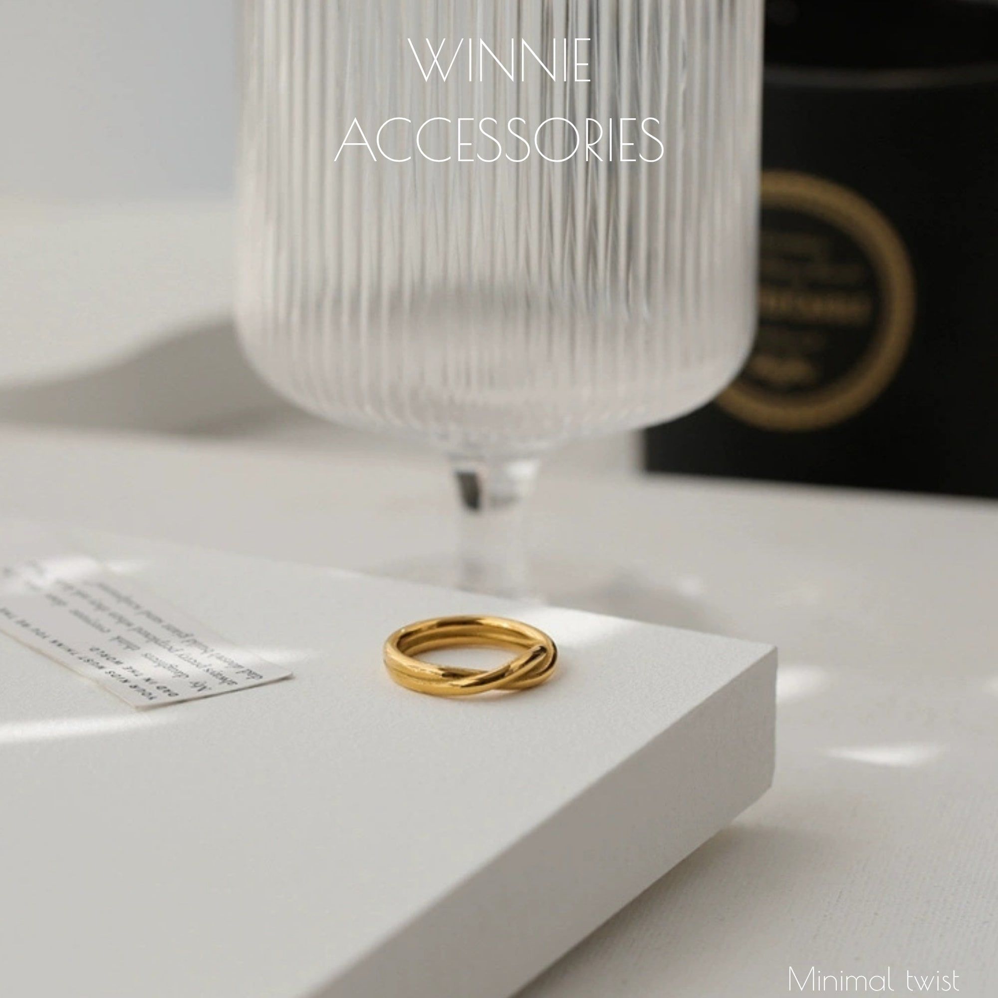  Nhẫn Titan Minimal Twist 