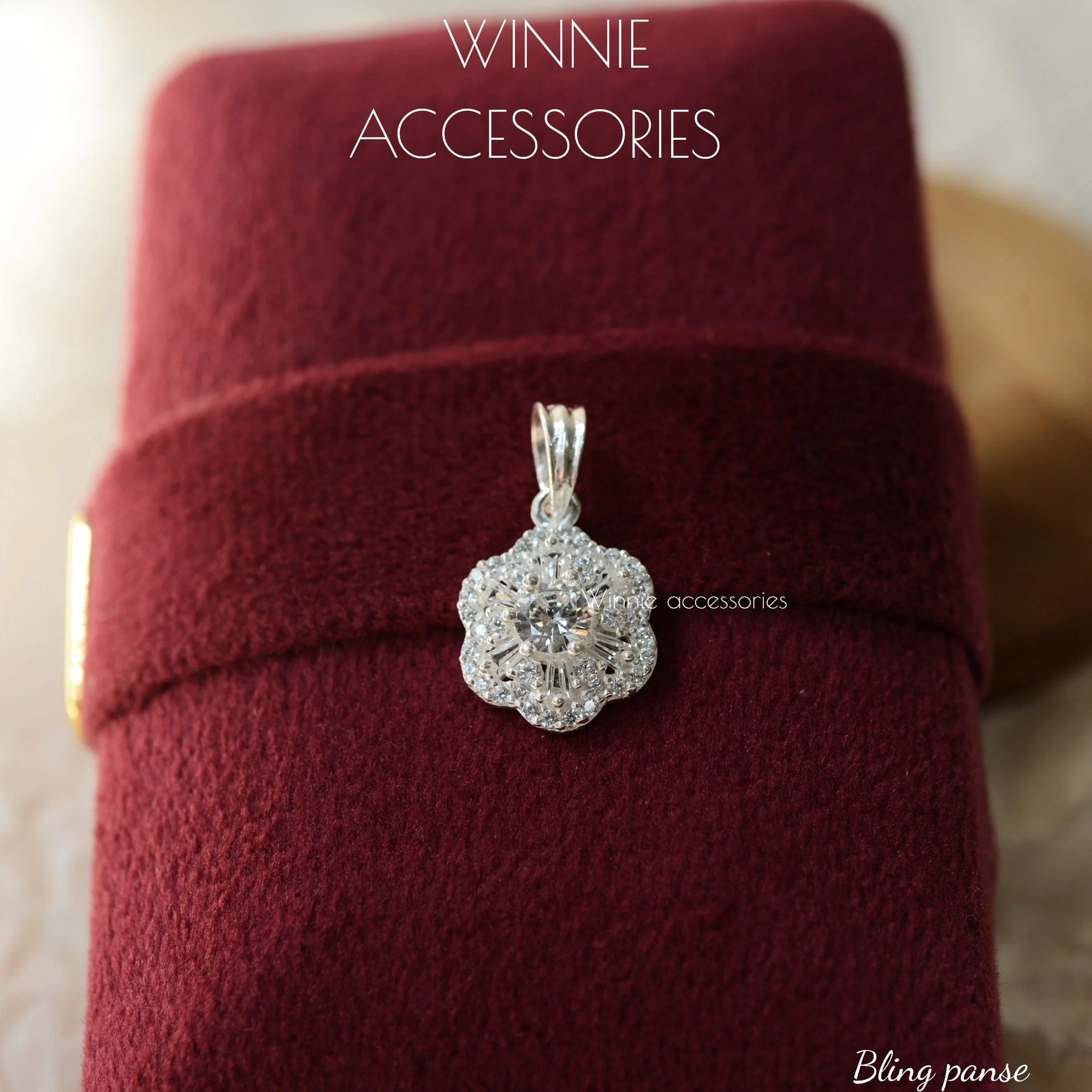  Charm Dây chuyền Bạc S925 Bling Panse (Không kèm dây) 