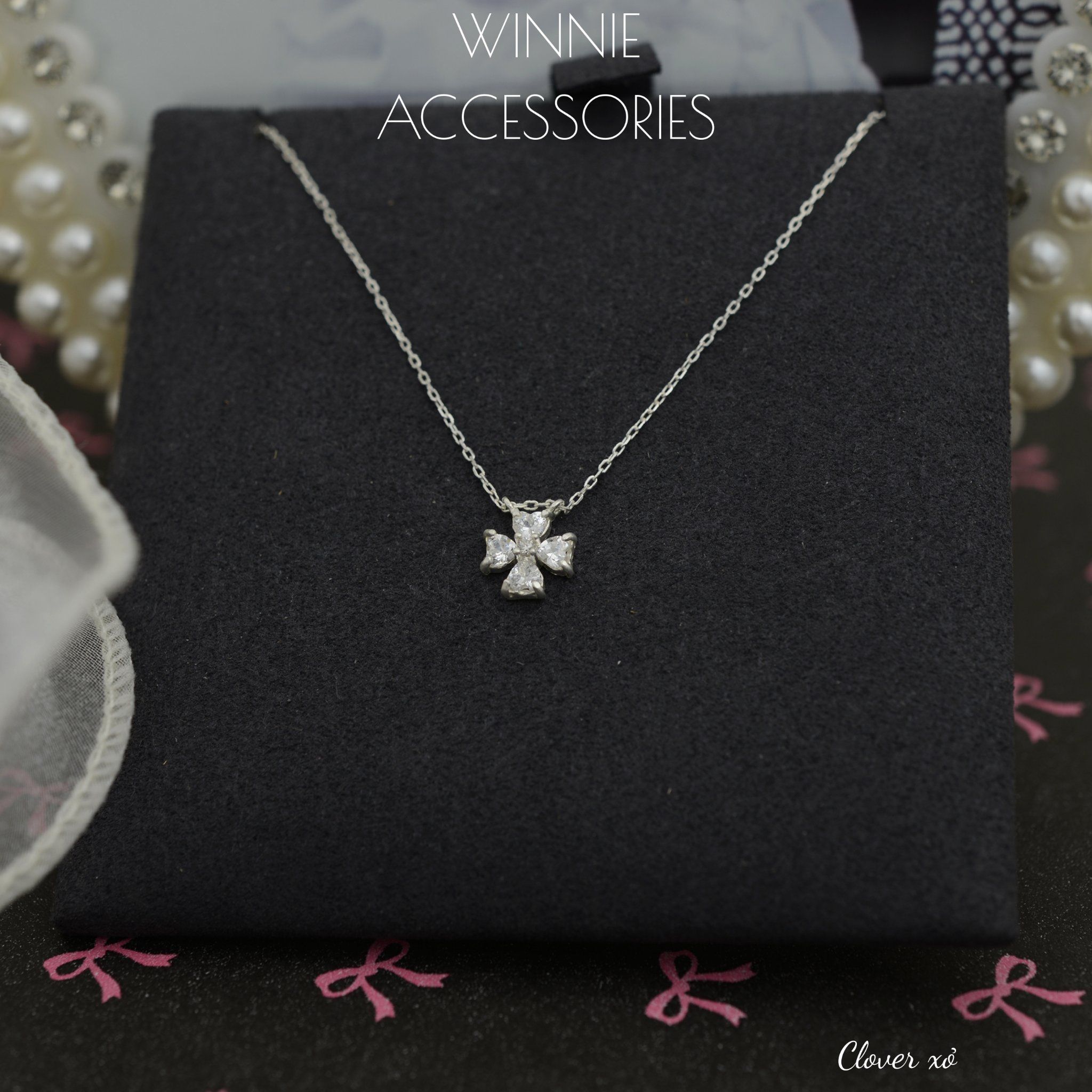  Dây chuyền Bạc S925 Clover xỏ 