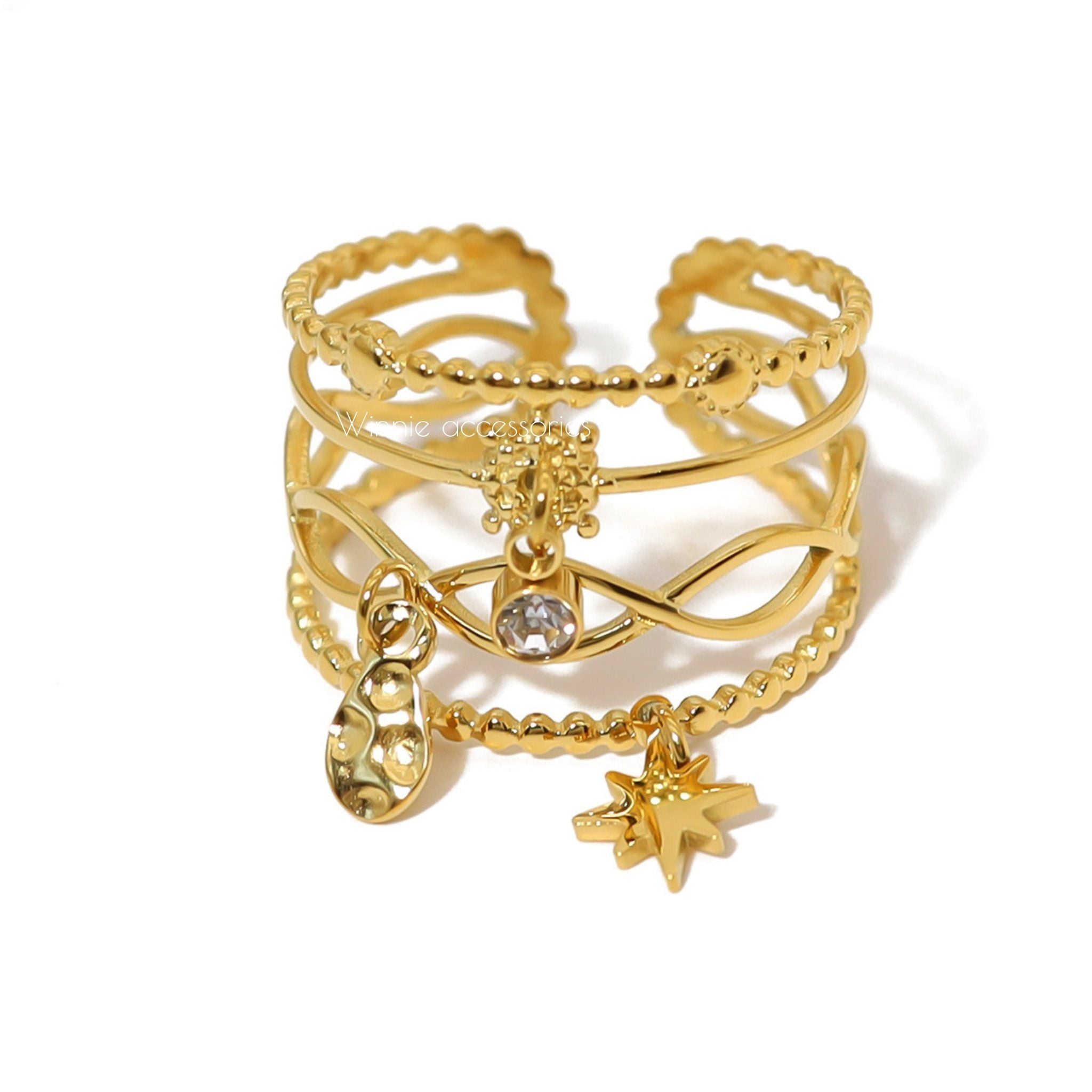  Nhẫn Titan Layer Star 