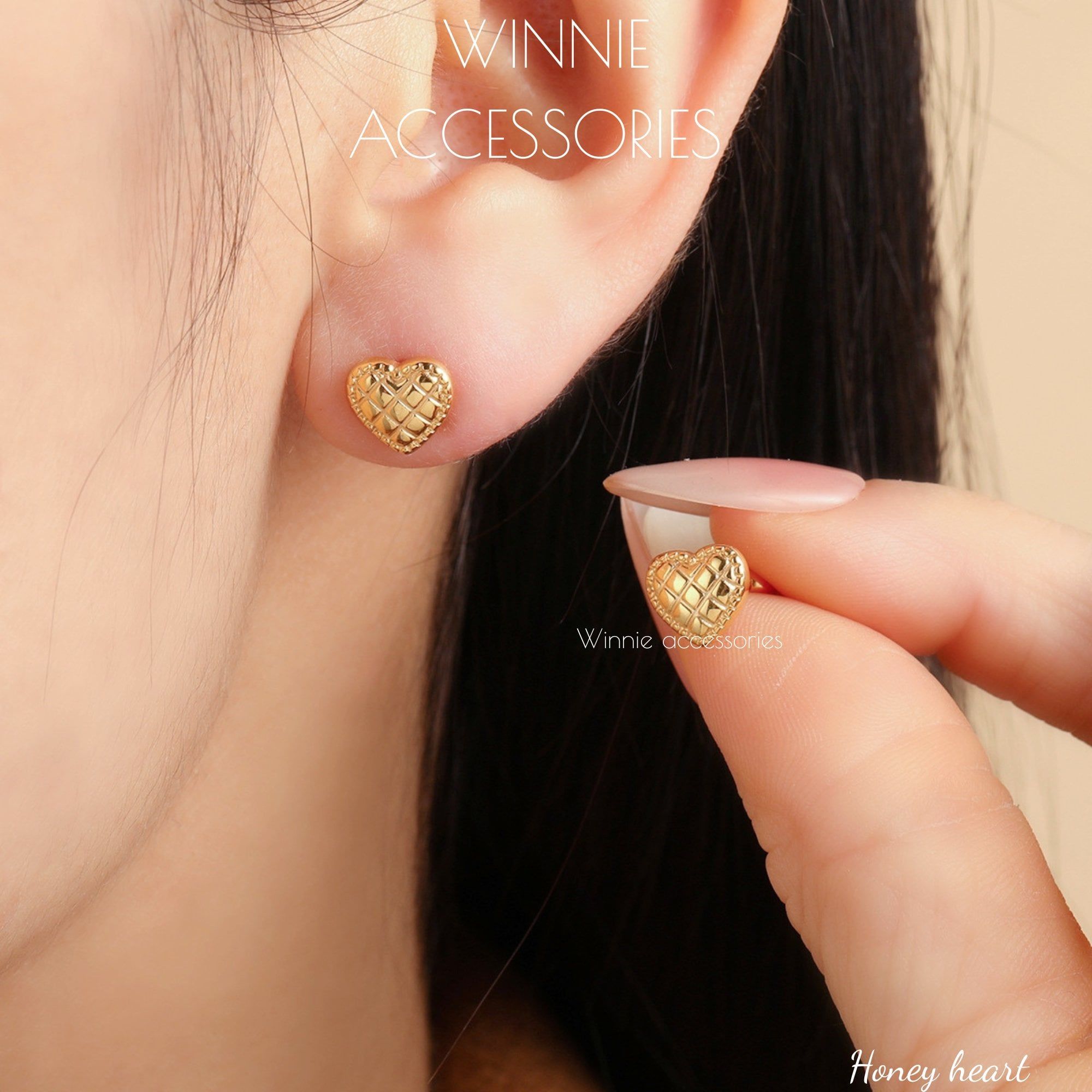  Hoa tai Titan Bi Honey heart 