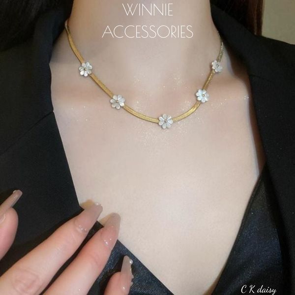  Dây chuyền titan CK daisy 