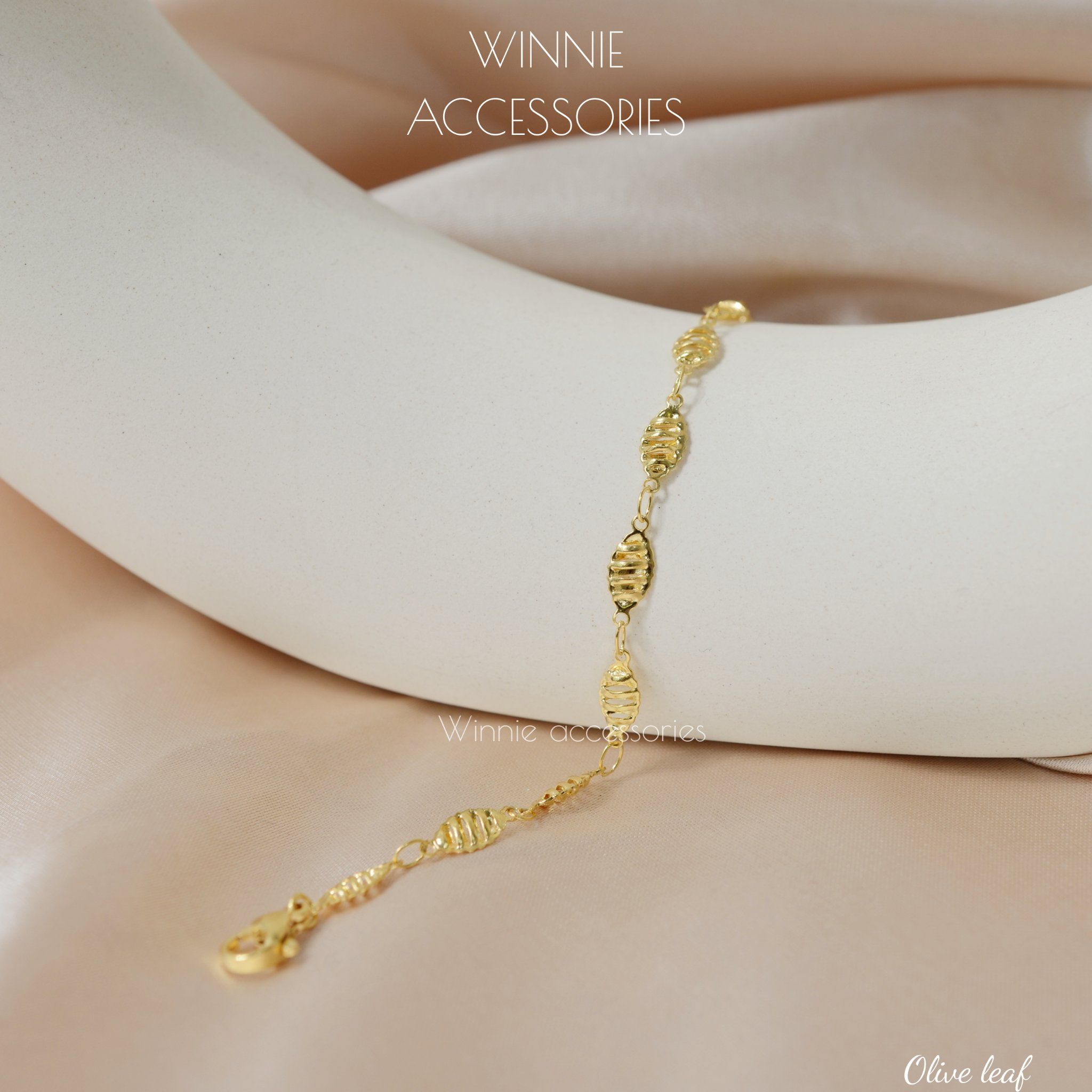  Lắc tay Titan Olive leaf 