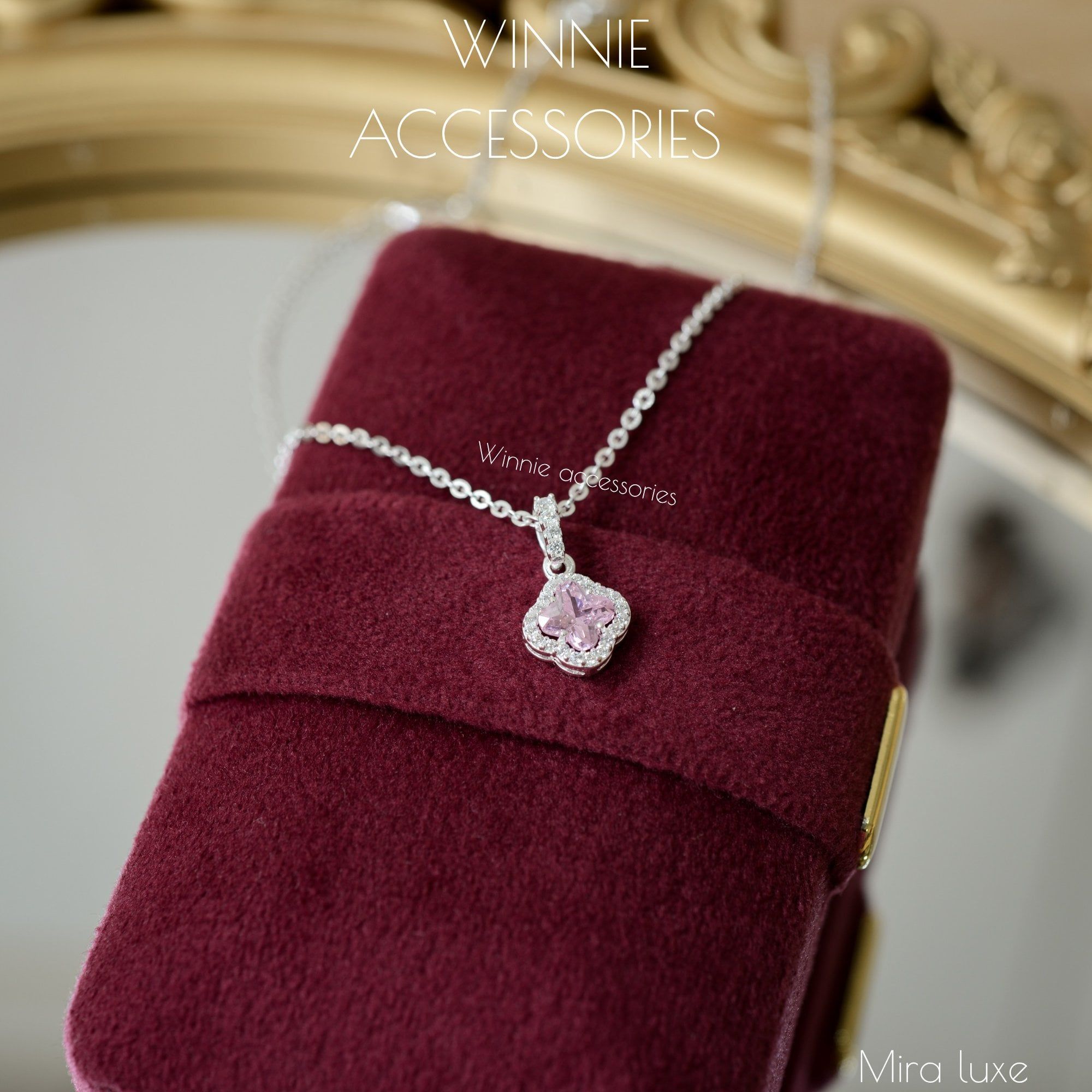  Charm Dây chuyền Bạc S925 Mira Luxe (ko kèm dây) 