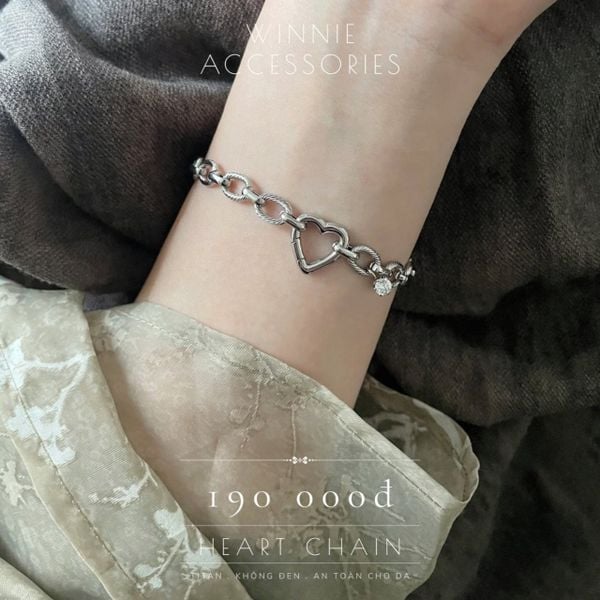  Lắc tay Titan Heart Chain B 
