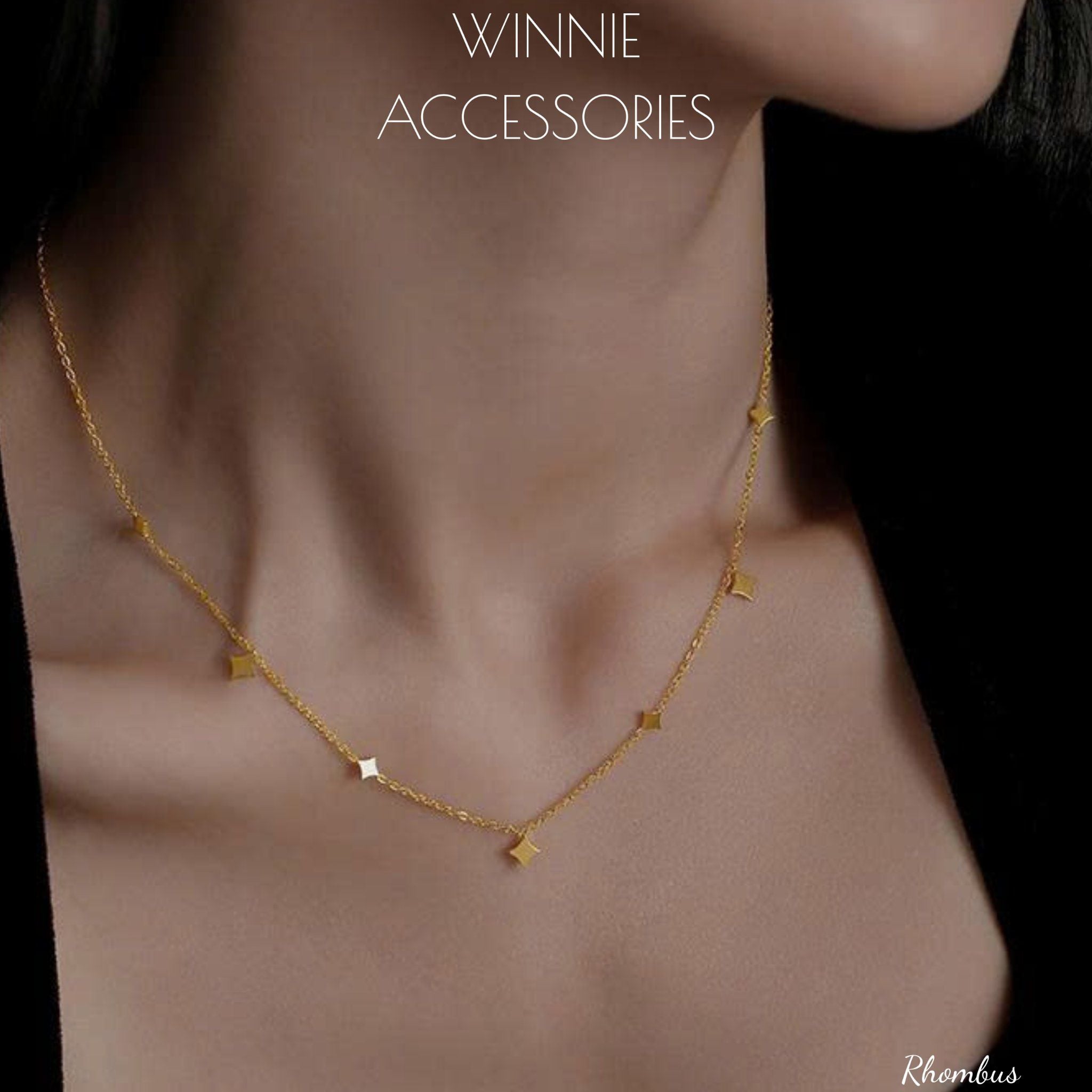  Dây chuyền Titan Rhombus 