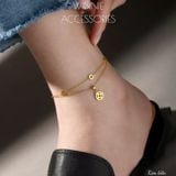  Lắc chân Titan Kim Tiền 