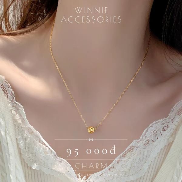  Dây chuyền titan Charm VG 