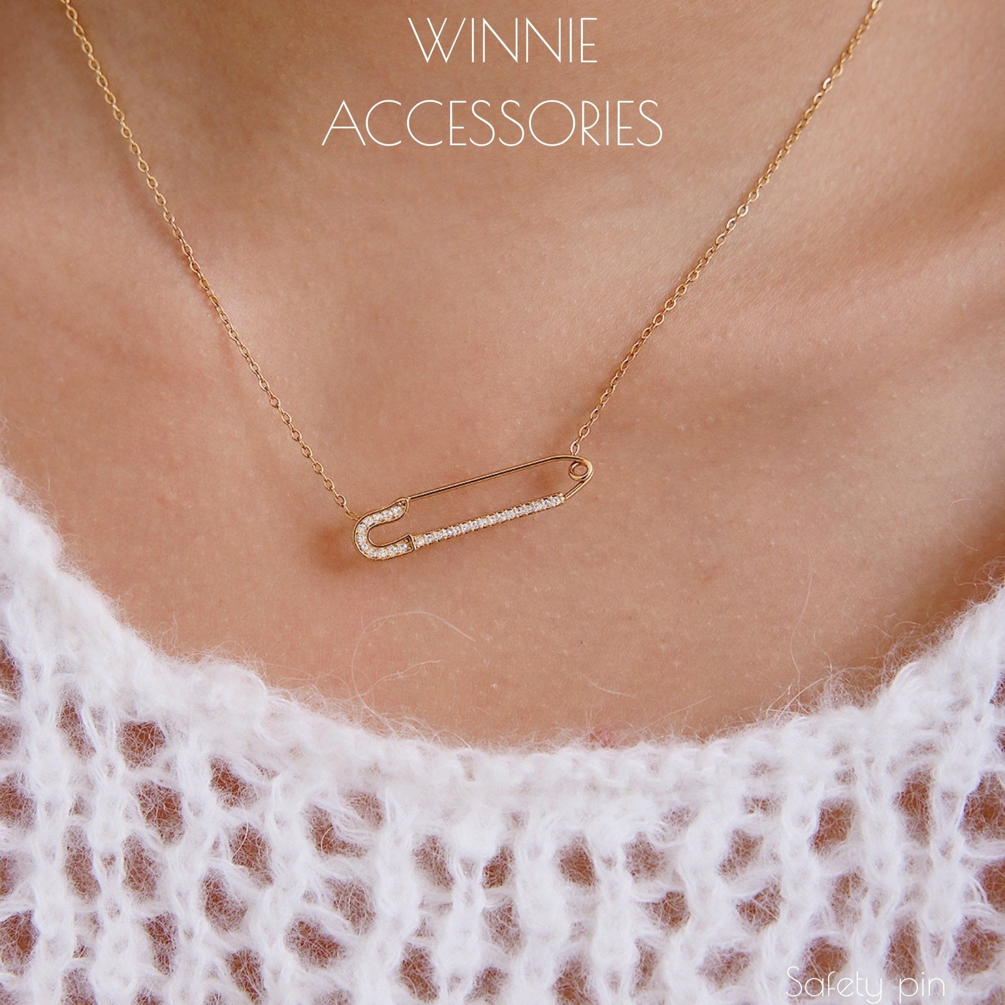  Dây chuyền Titan Safety pin 