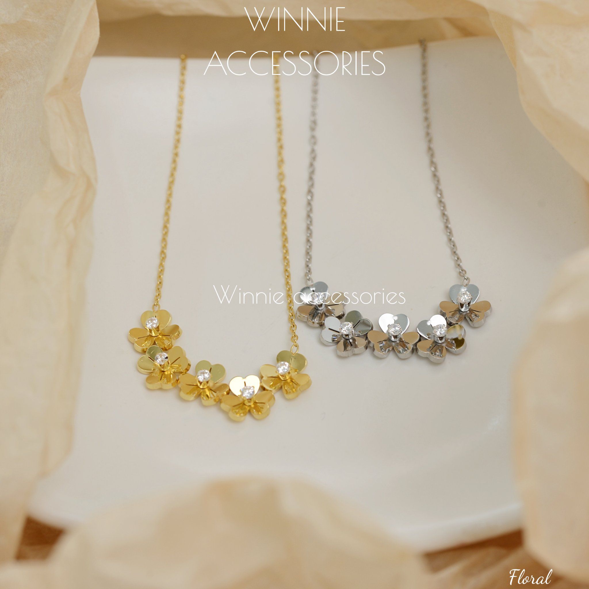  Dây chuyền Titan Floral 