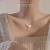  Dây chuyền Bạc S925 Hoa xà cừ 