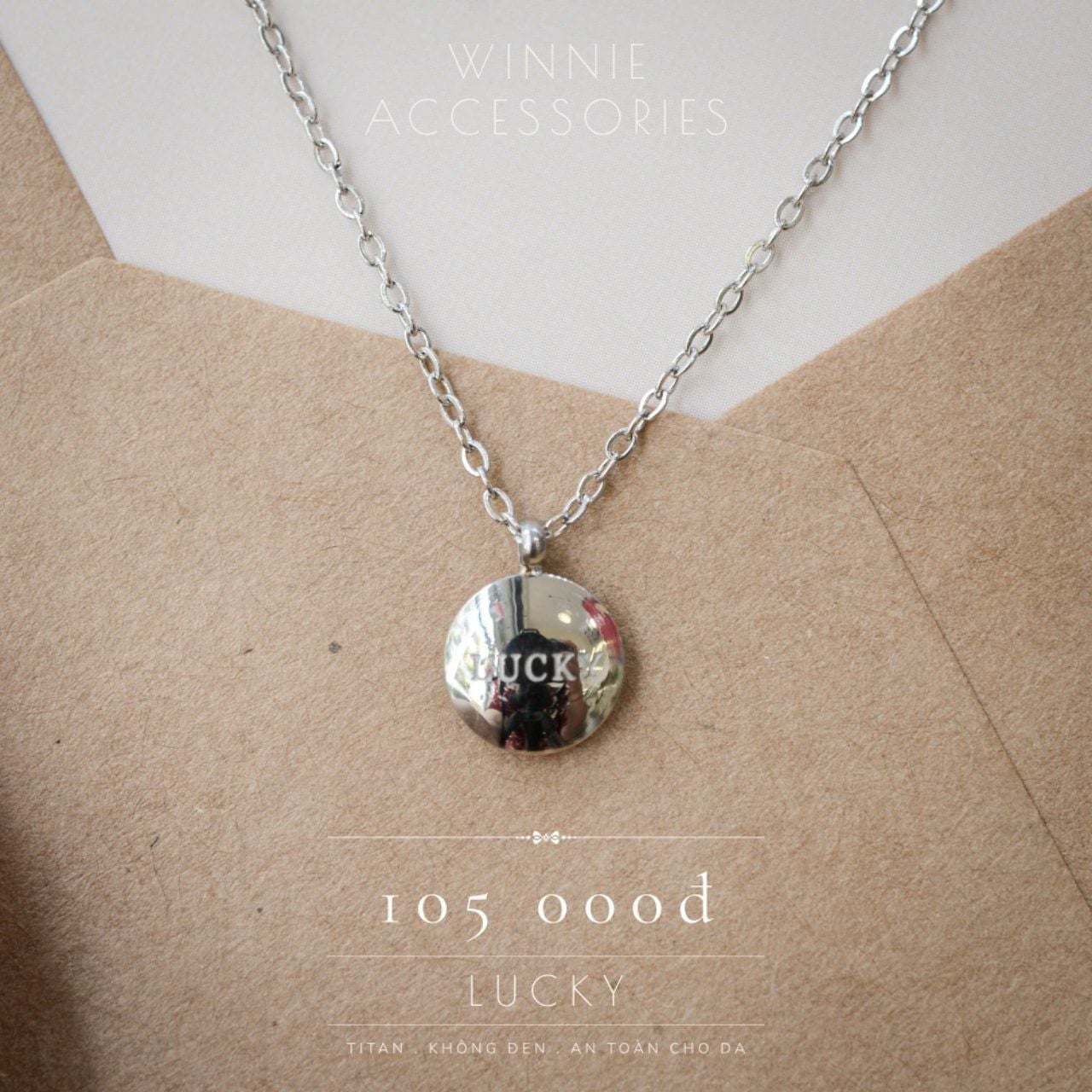  Dây chuyền Titan Lucky 
