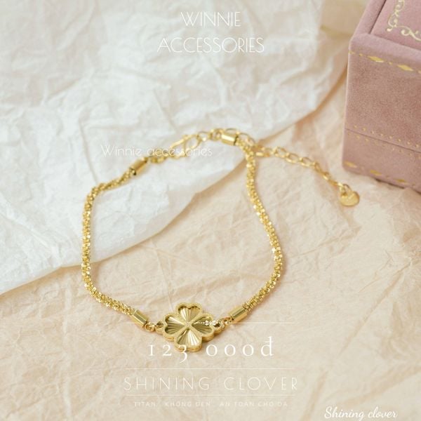  Lắc tay Titan Shining Clover VG 