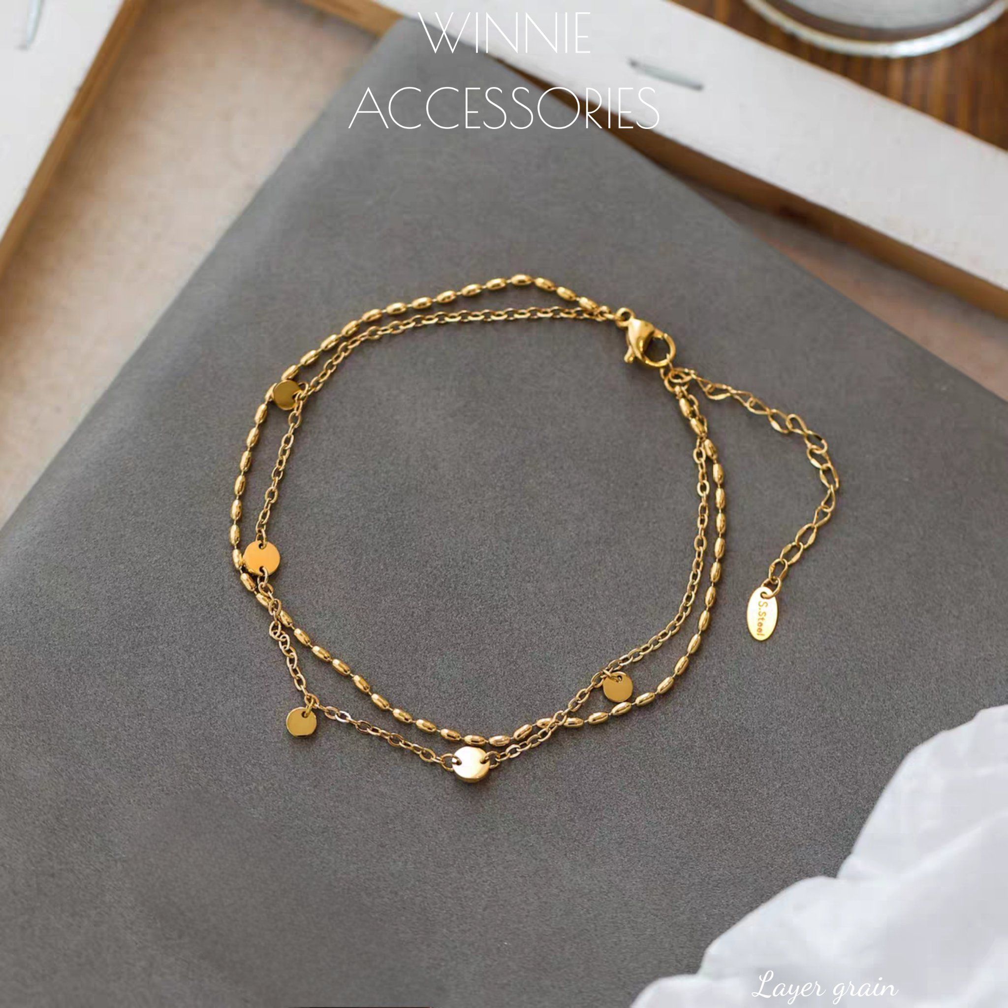  Lắc chân Titan Layer Grain 