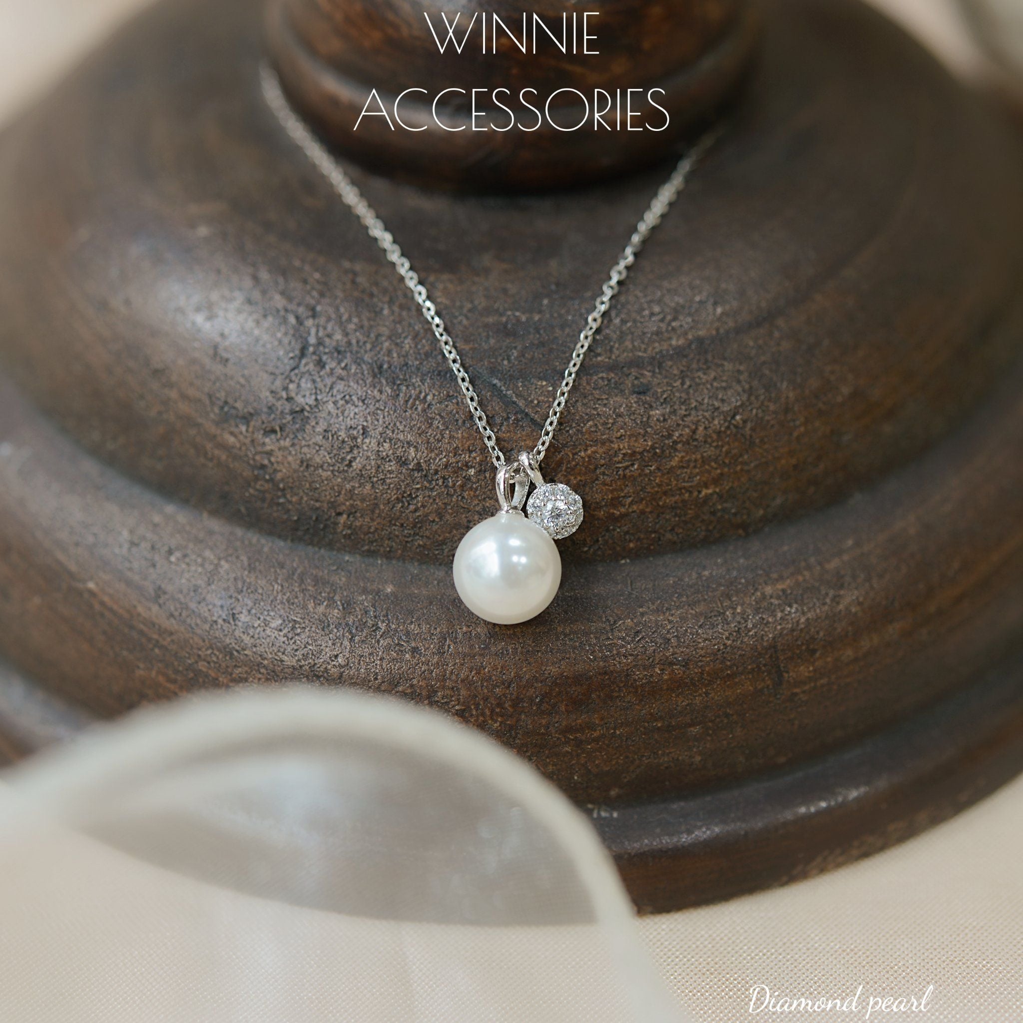  Dây chuyền Bạc S925 Diamond Pearl 