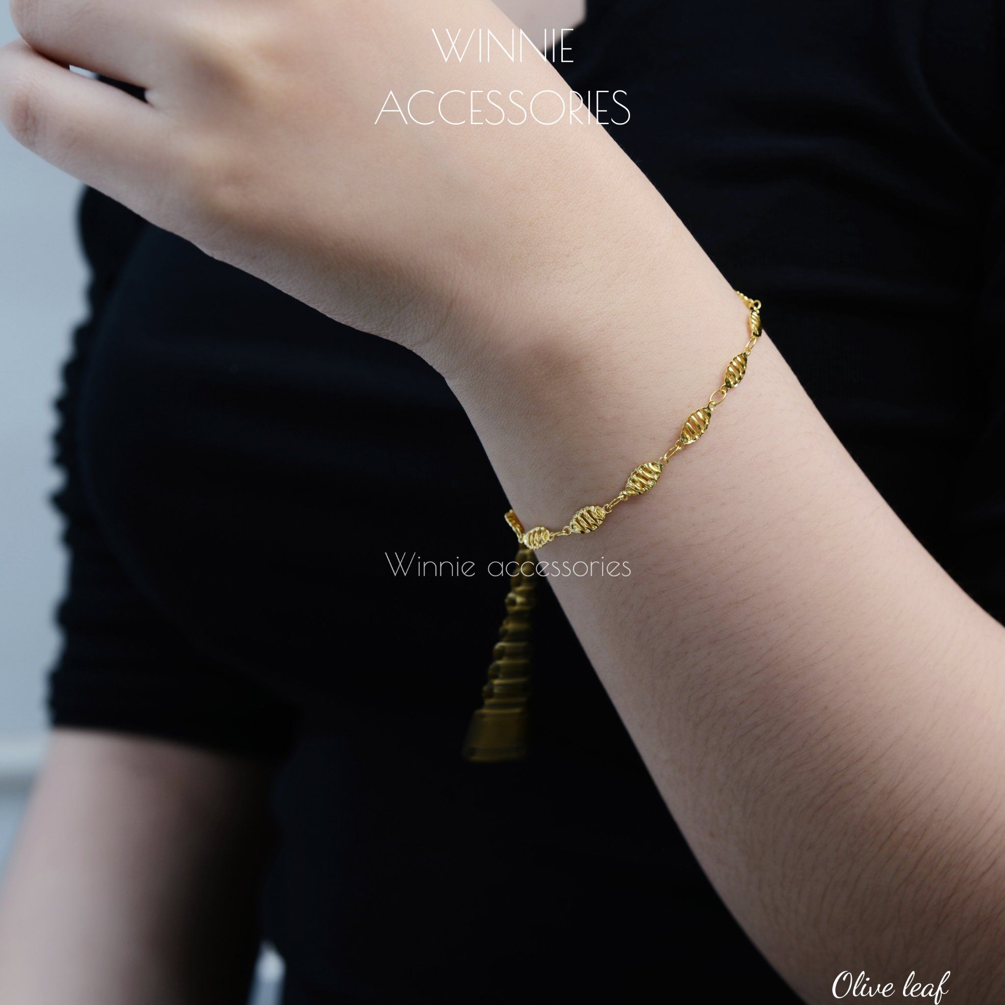  Lắc tay Titan Olive leaf 