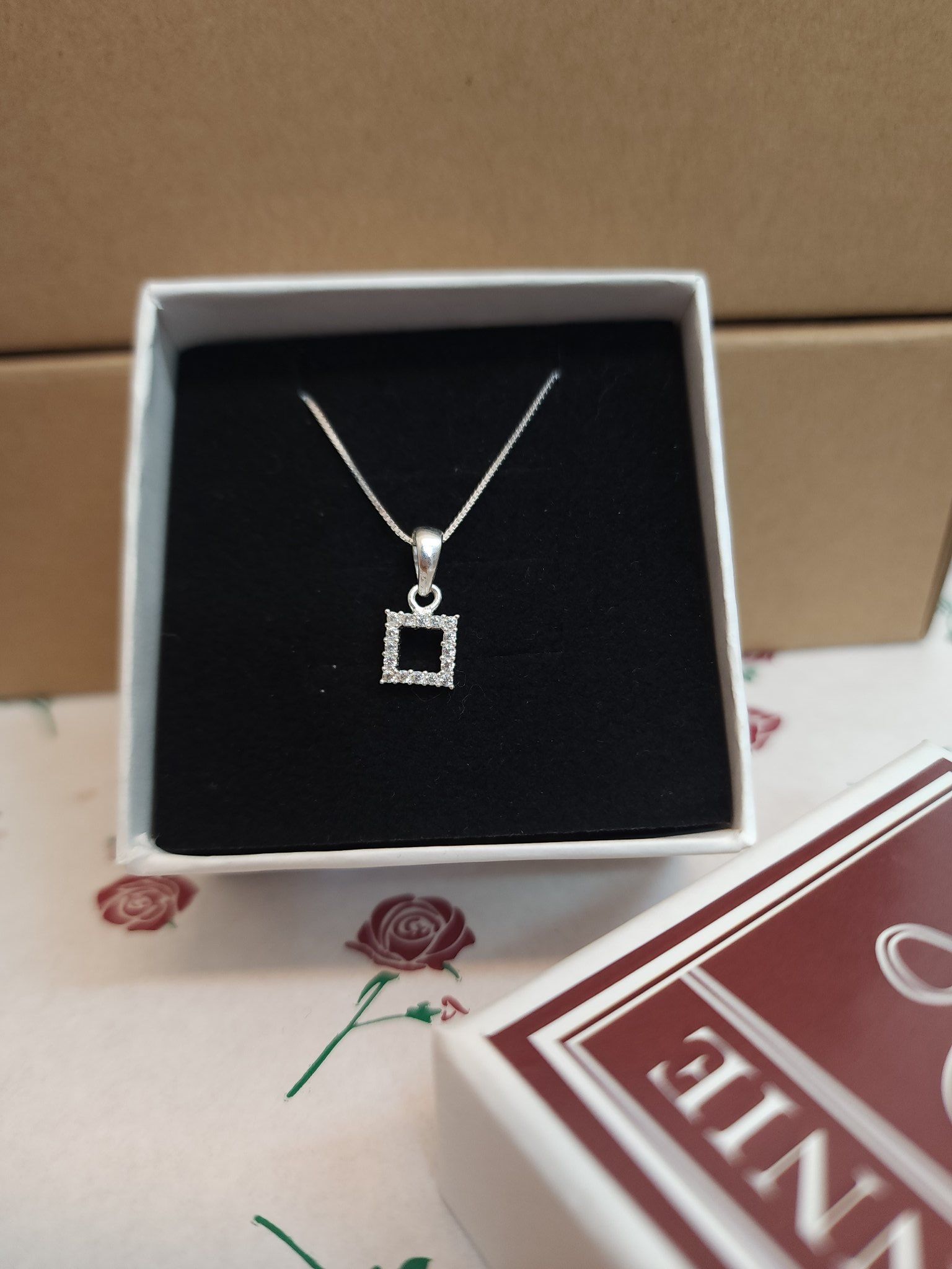  Dây chuyền Bạc S925 Square 