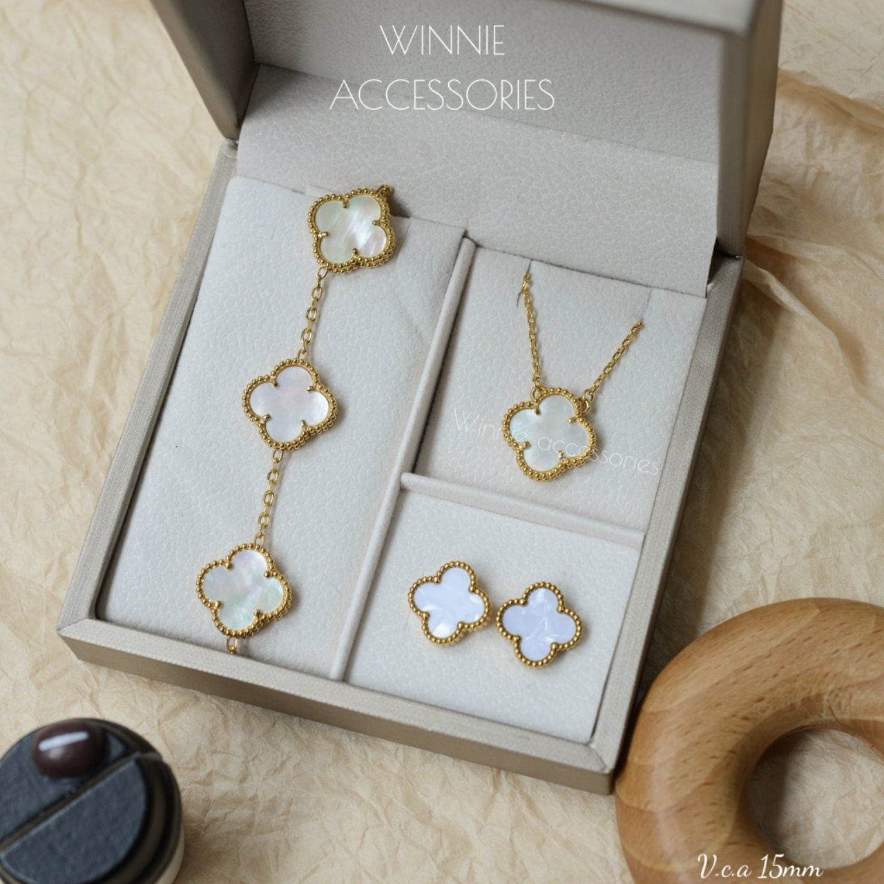  Lắc tay Titan VCA 15mm 