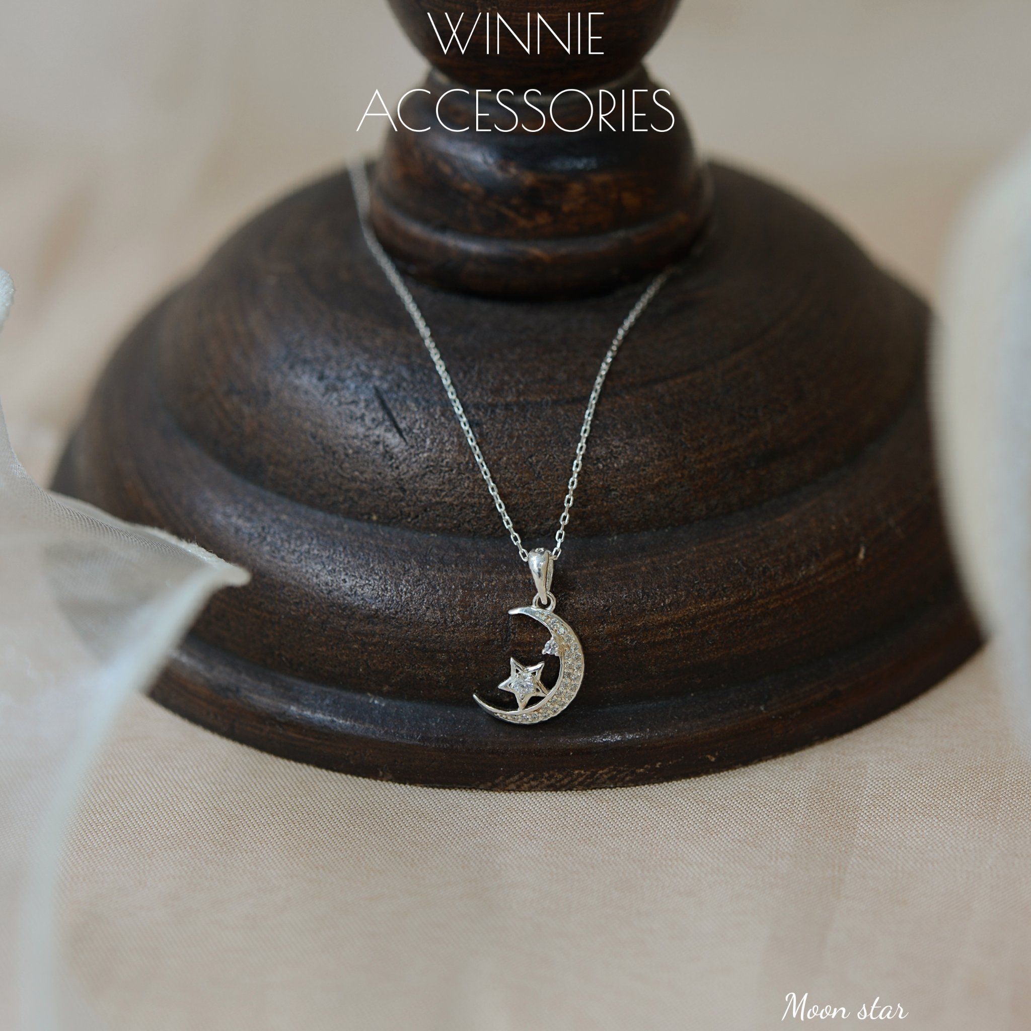  Dây chuyền Bạc S925 Moon Star 