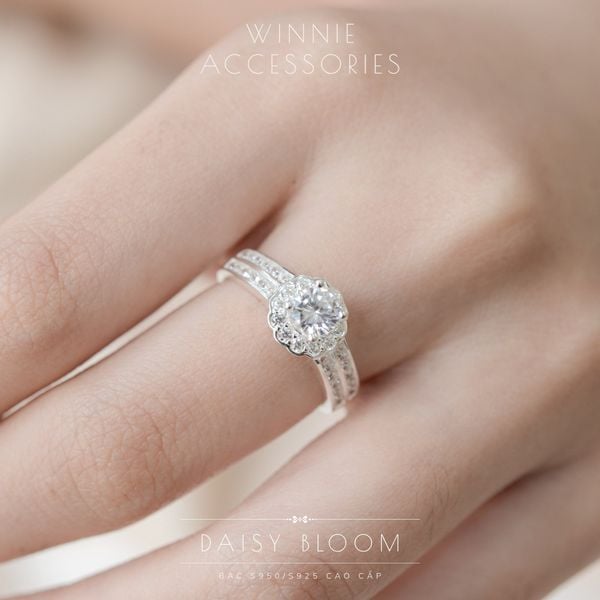  Nhẫn Bạc S925 Daisy Bloom 
