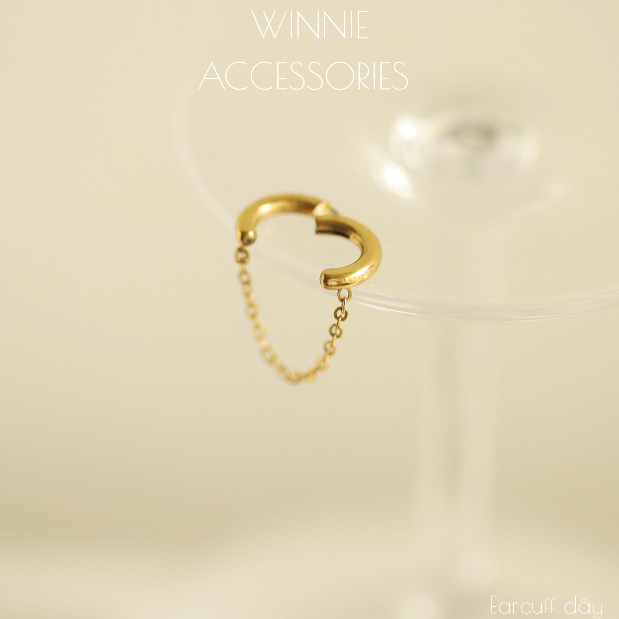  Hoa tai Titan Earcuff dây (1 chiếc) 