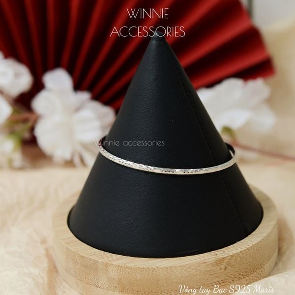  Vòng tay Bạc S925 Maris (Đã xi Bạch kim) 