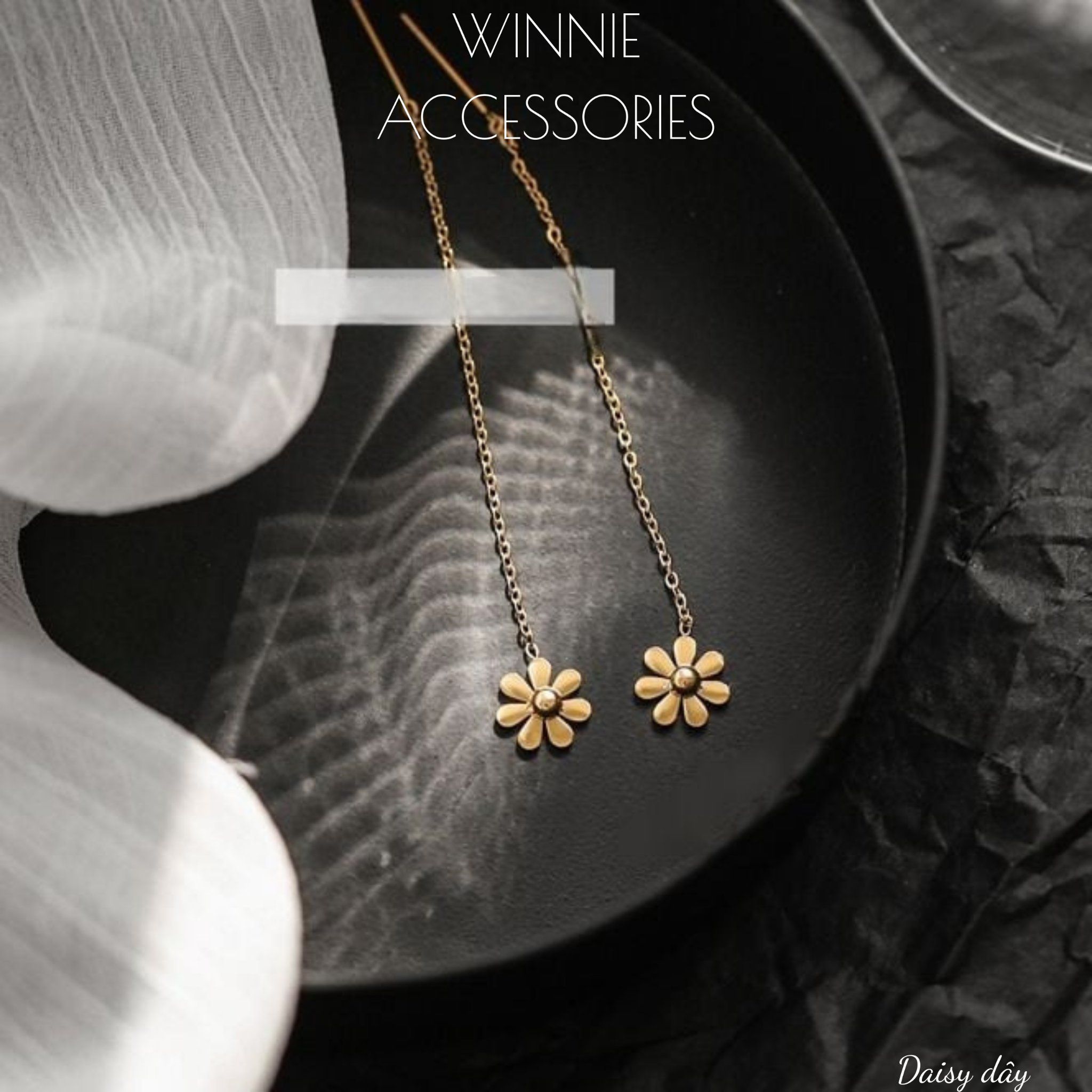  Hoa tai Titan Daisy dây 