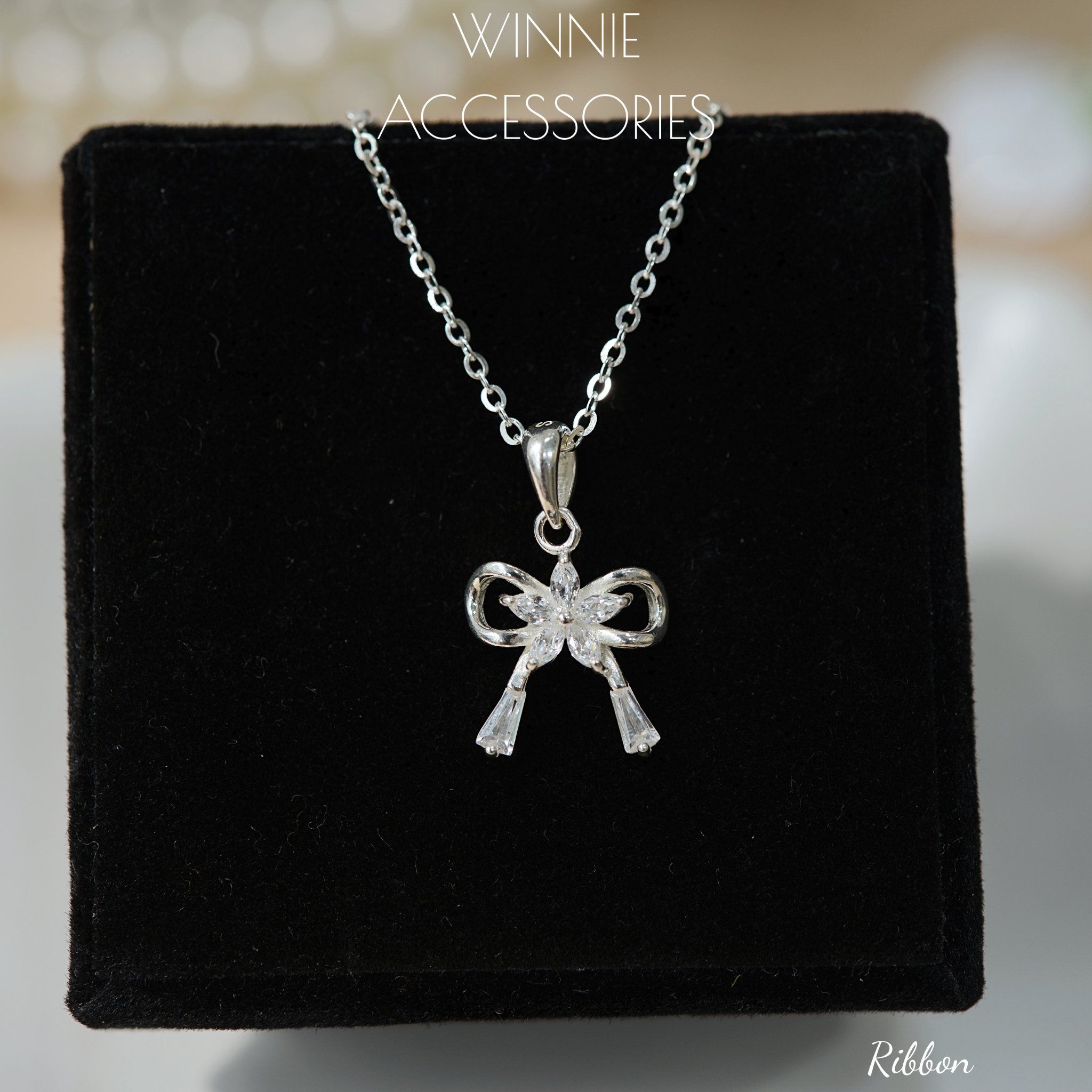  Dây chuyền Bạc S925 Ribbon 