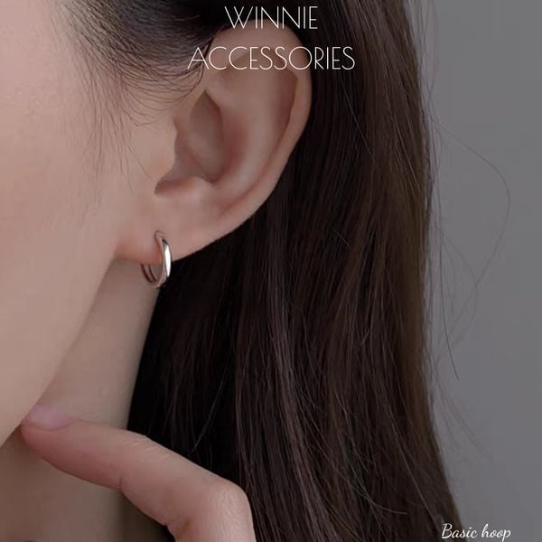  Hoa tai titan Basic hoop 