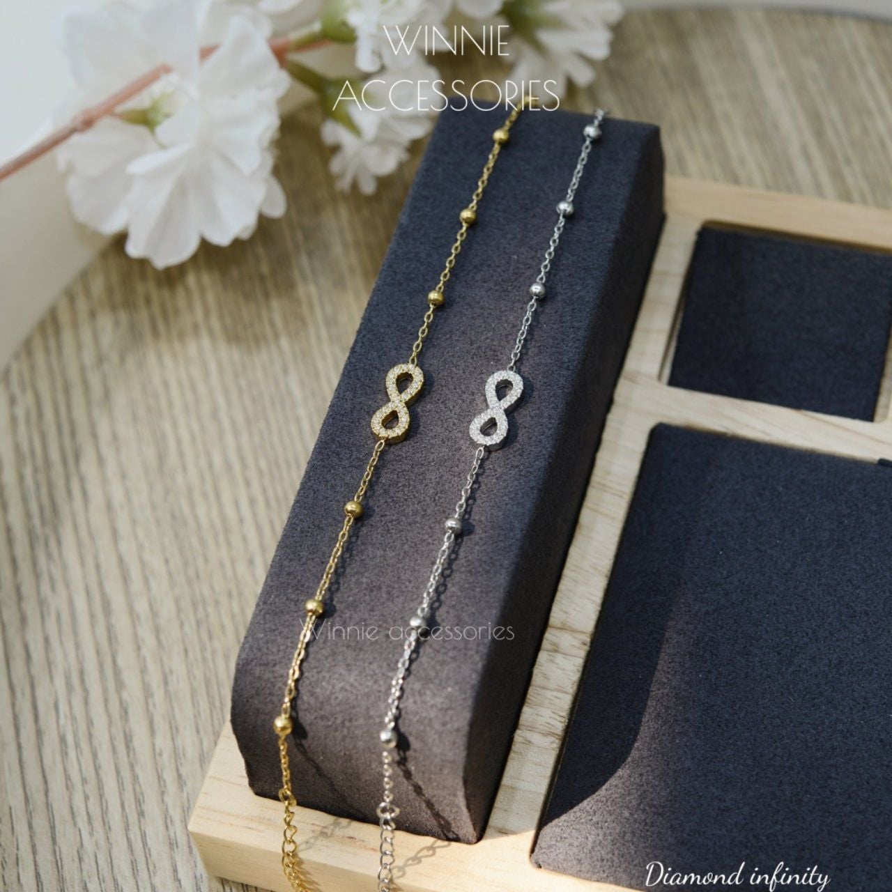  Lắc tay Titan Diamond Infinity 