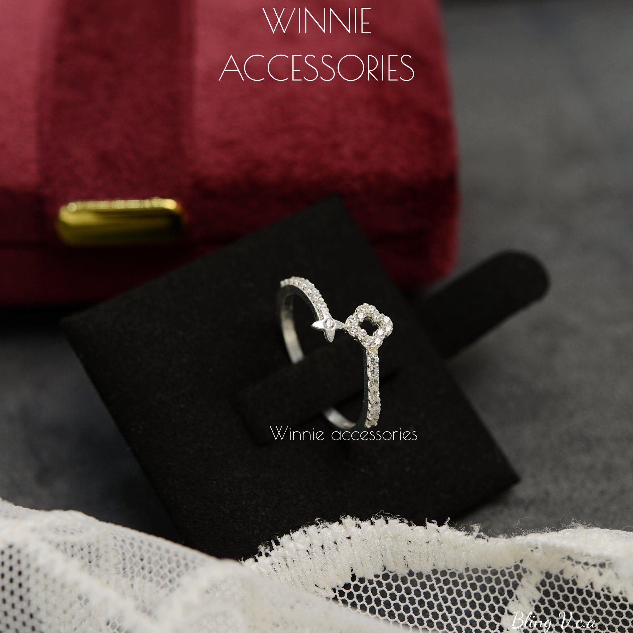  Nhẫn Bạc S925 Bling VCA 