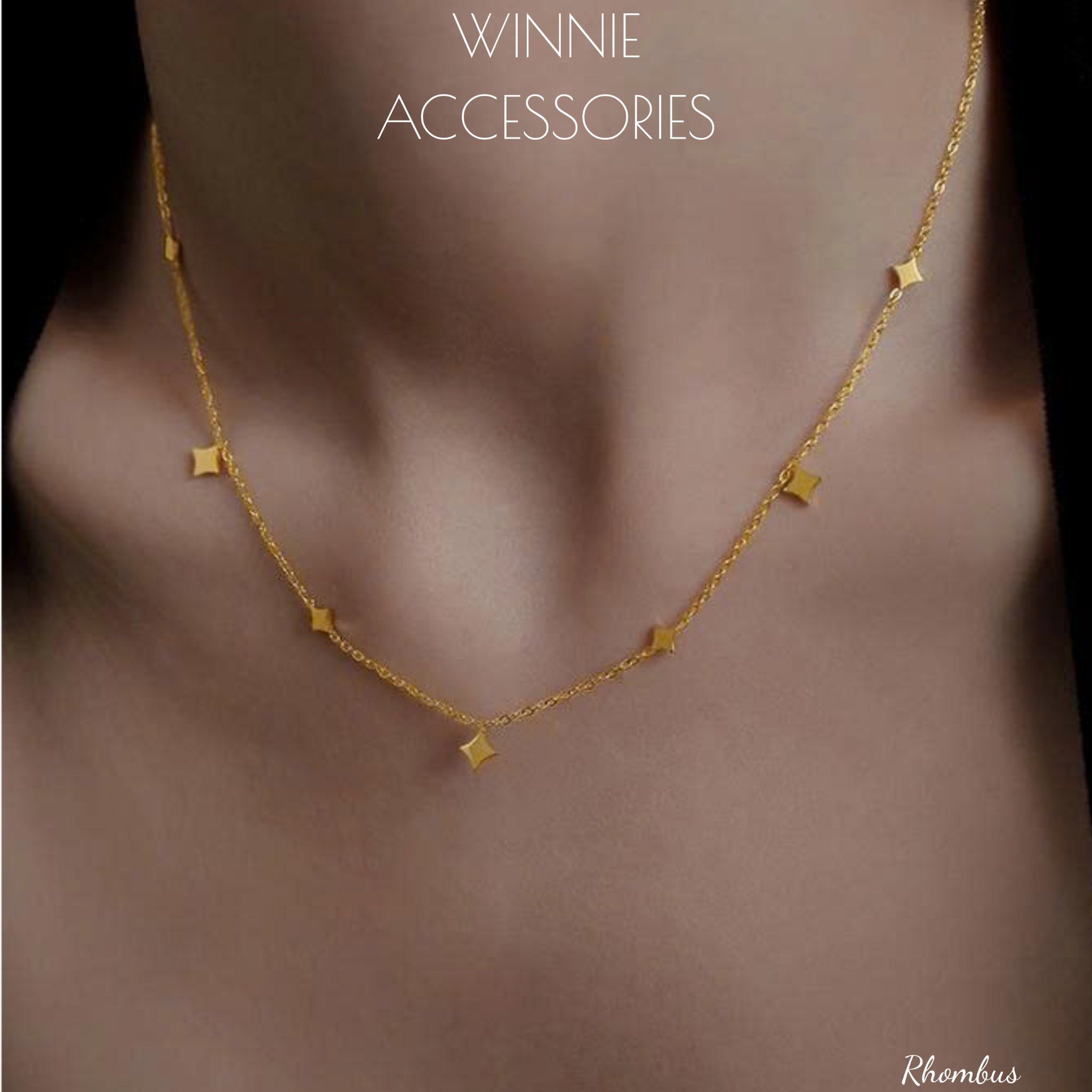  Dây chuyền Titan Rhombus 