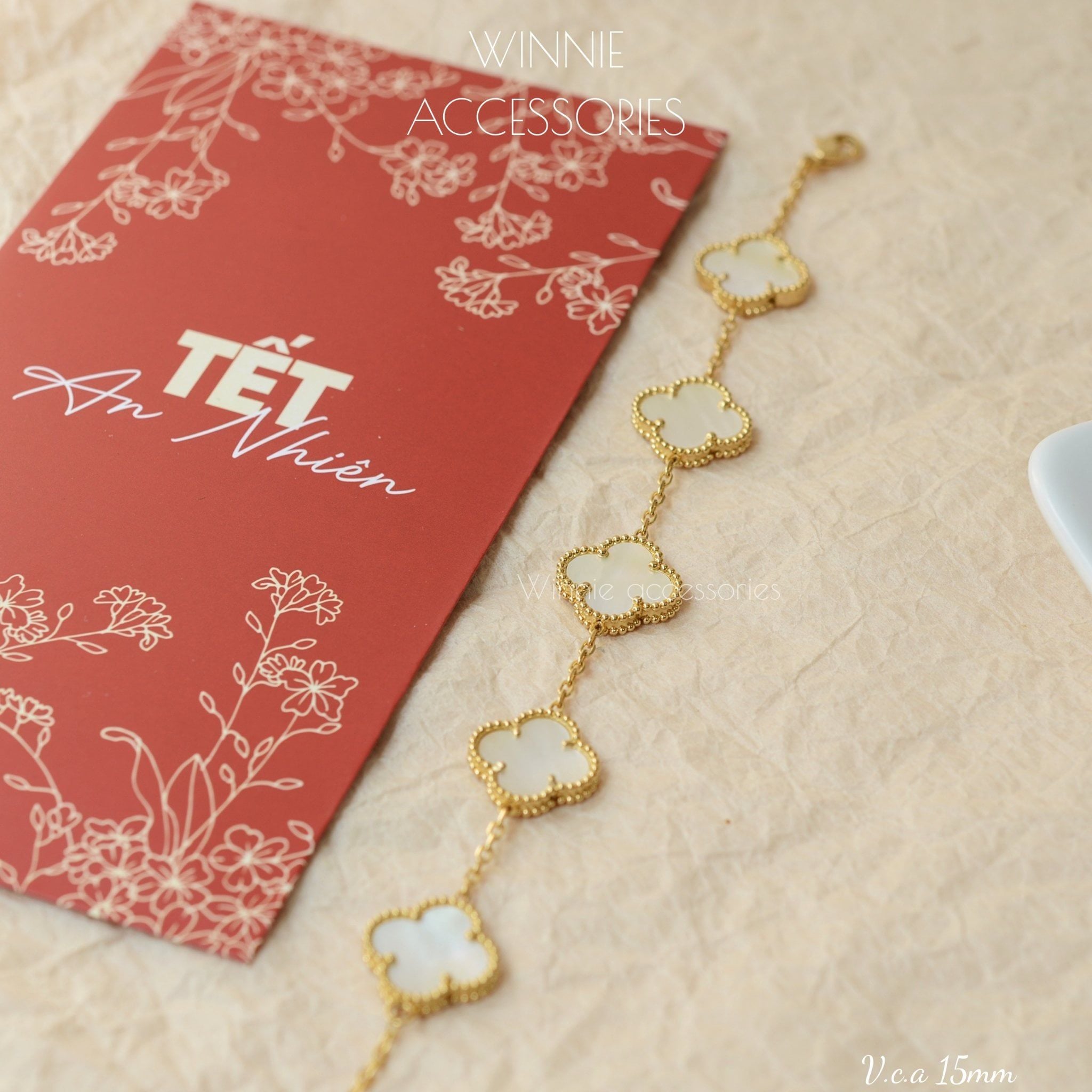  Lắc tay Titan VCA 15mm 