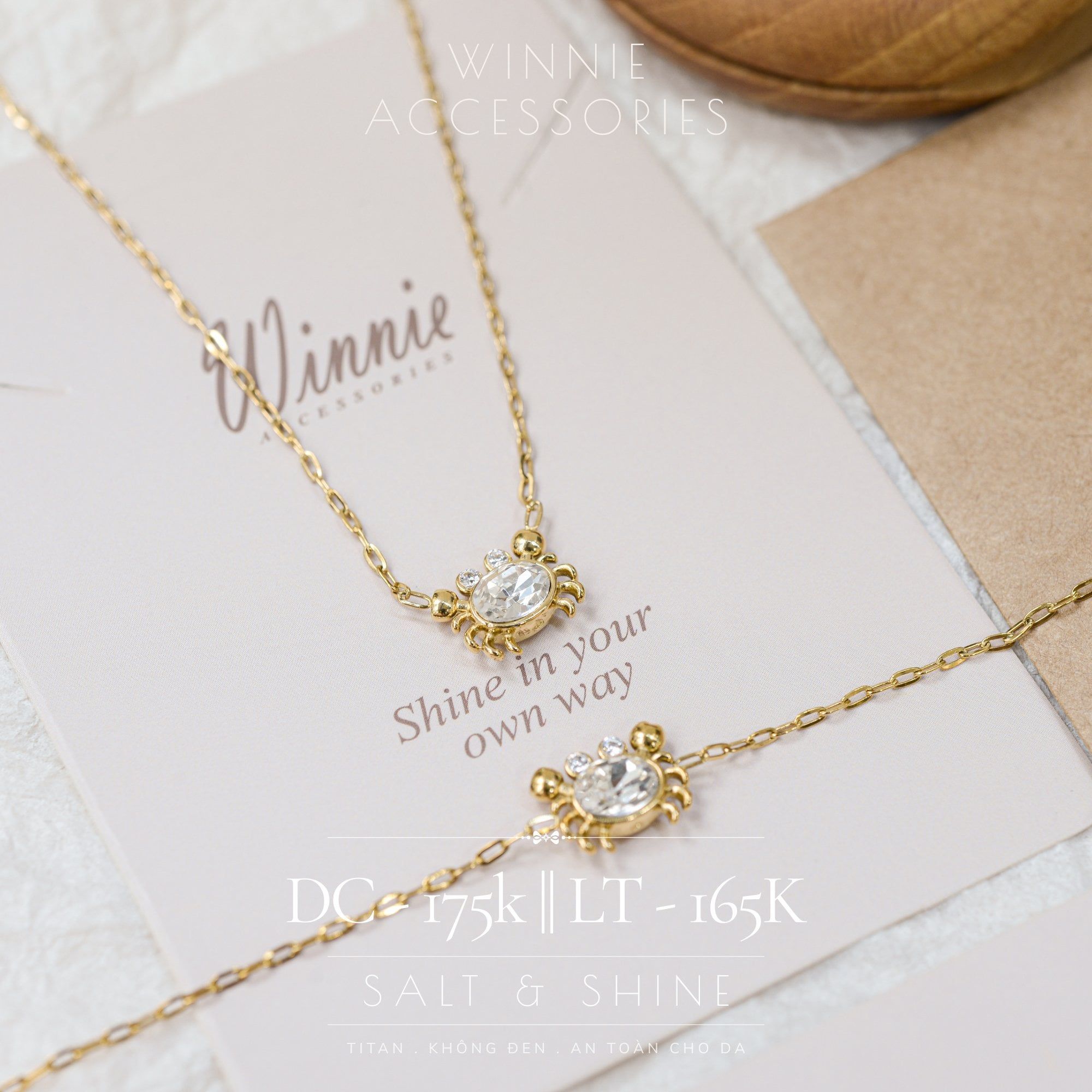  Dây chuyền Titan Salt & Shine 