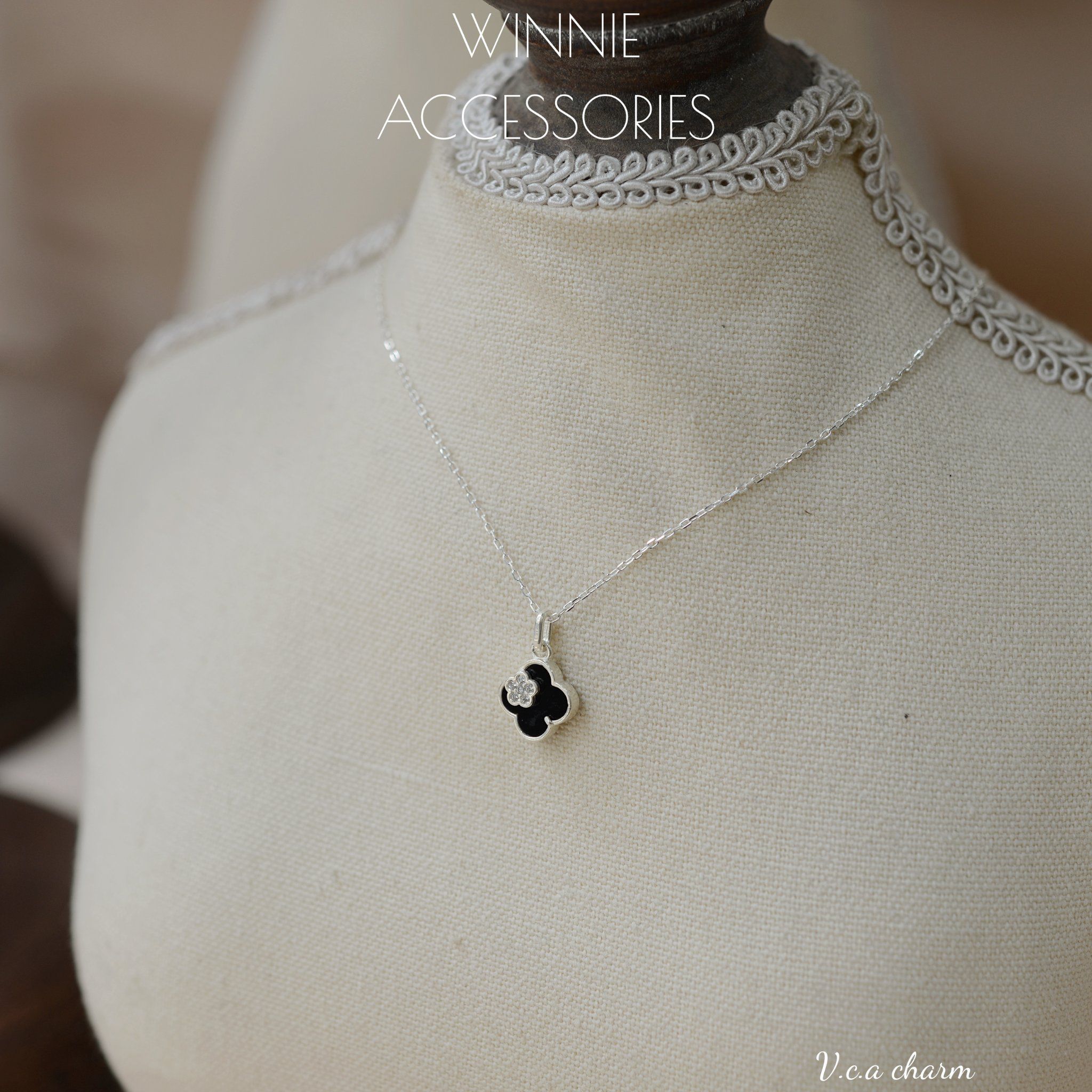  Dây chuyền bạc S925 VCA charm 