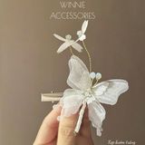  Kẹp Bướm Trắng 