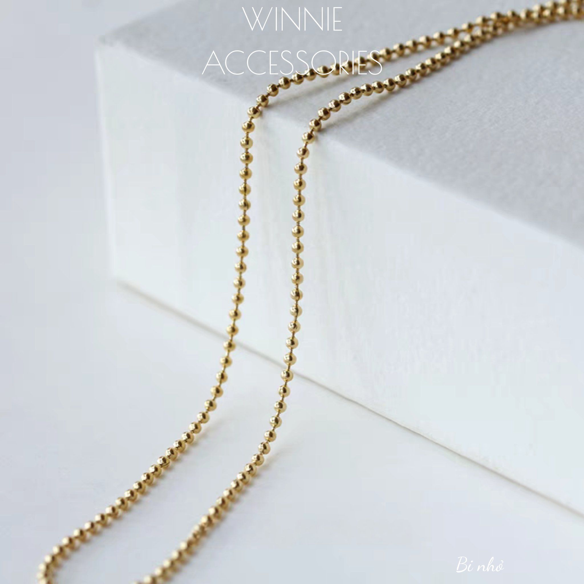  Dây chuyền Titan Bi Nhỏ 