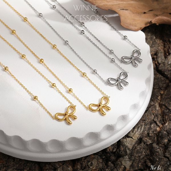  Dây chuyền titan Nơ bi 