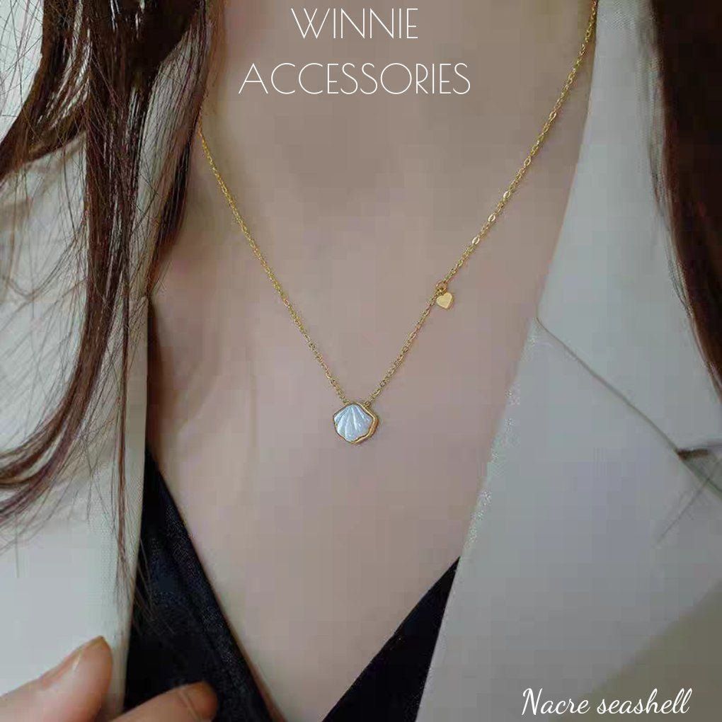  Dây chuyền Titan Nacre Seashell 