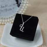 Dây chuyền Bạc S925 Chữ hoa 