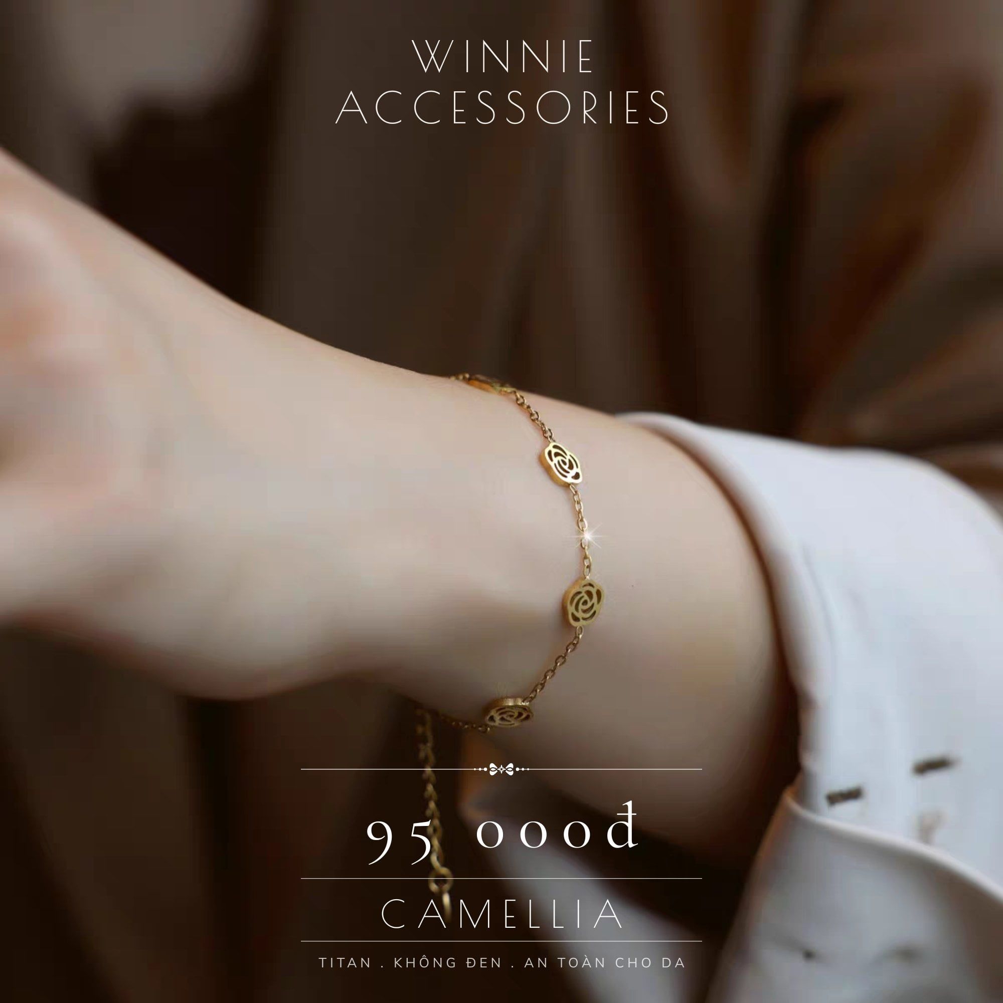 Lắc tay Titan Camellia 